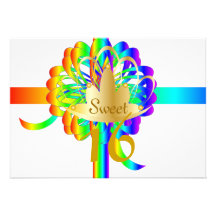 Sweet Sixteen Invitation-Customize