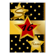Sweet Sixteen Invitation-Customize Cards