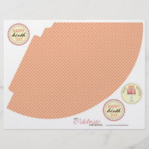 Sweet Sixteen Party Hat Template 2 Personalized Flyer