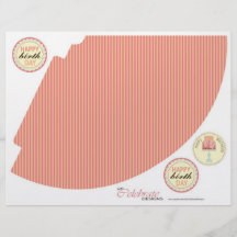 Sweet Sixteen Party Hat Template 3 Custom Flyer