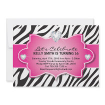 Sweet Sixteen Party Invitation