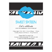 Sweet Sixteen Party Invitation