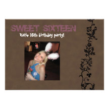 Sweet Sixteen Party Invites