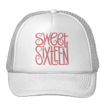 Sweet Sixteen Pink Hat