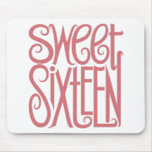 Sweet Sixteen Pink Mousepad