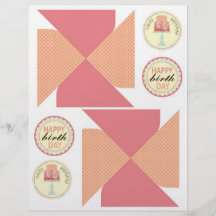 Sweet Sixteen Pinwheel Template Flyer Design