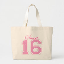 Sweet Sixteen (Script) Tote Bag