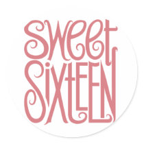 Sweet Sixteen Sticker