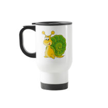Sweet Smiling Snail Coffee Mugs
