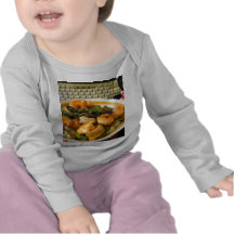 Sweet Sour Shrimp Pea Pods Asparagus Food Dinner T-shirts