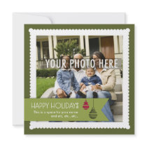 Sweet & Square : Custom Photo Holiday Card 2