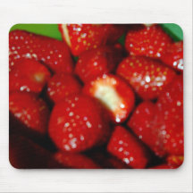 Sweet strawberries in the grocery mouse pads