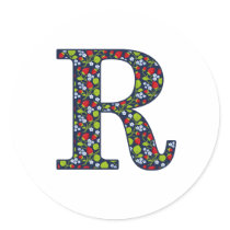 Sweet Strawberry R stickers