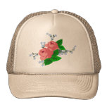 Sweet Stripes and Roses Hats