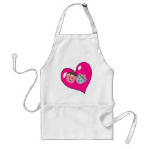 Sweet Stuff Apron I Heart CupCakes Apron Apron