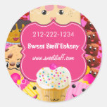 Sweet Stuff Candy Cake Cookies and Cupcake Sticker stickers