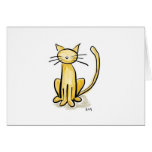 Sweet Tan Cat  Cards