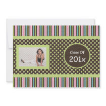 Sweet Treat Graduation Invitation (Green)