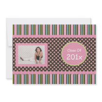 Sweet Treat Graduation Invitation (Pink)