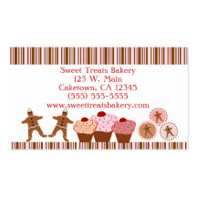 Sweet Treats Bakery Business Card
