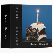 Sweet Treats Dessert Recipes 3 Ring Binders