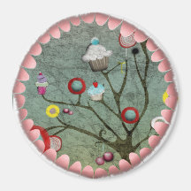 Sweet Tree 컵케이크 Magnet