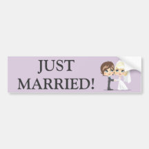 Sweet Wedding Day Bumper Sticker