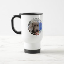 Sweet Weimaraner Dog Travel Mug