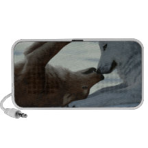 Sweet wolf couple Doodle Speaker System