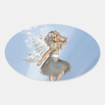 Sweet Young Angel Stickers