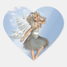 Sweet Young Angel Stickers