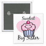 Sweetest Big Sister Buttons