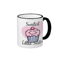 Sweetest Little Sister Mugs