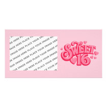 Sweetheart 16 photo card