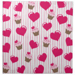 Sweetheart Cupcakes Napkin