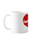Sweetheart Valentines Day I Heart mugs