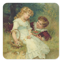 Sweethearts, from the Pears Annual, 1905 Stickers