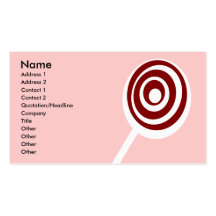 sweets business card