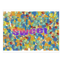 sweets post card