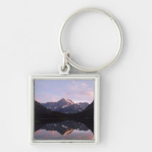 Swiftcurrent Lake Key Chain