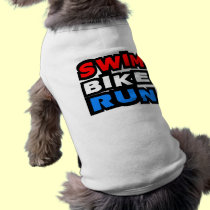 Swim Bike Run pet clothing