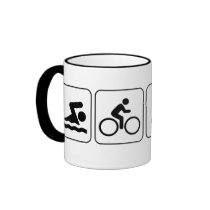 Swim Bike Run Drink Mug