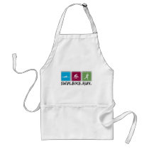 swim bike run (triathlon) apron