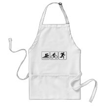 Swim, Bike, Run - Triathlon Apron