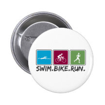 swim bike run (triathlon) pins