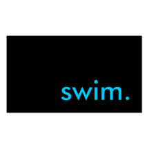 swim. business card templates