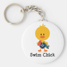 Swim Chick Key Chain