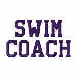 SWIM COACH EMBROIDERED SHIRTS