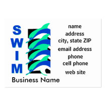 Swim Dolphins business cards