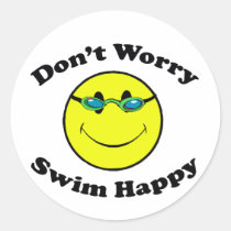 Swim Happy stickers